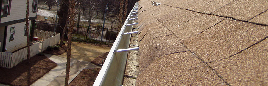 Gutters should be maintained and cleaned.